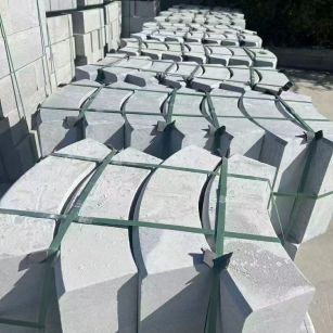 佳木斯 芝麻灰弧形路沿石