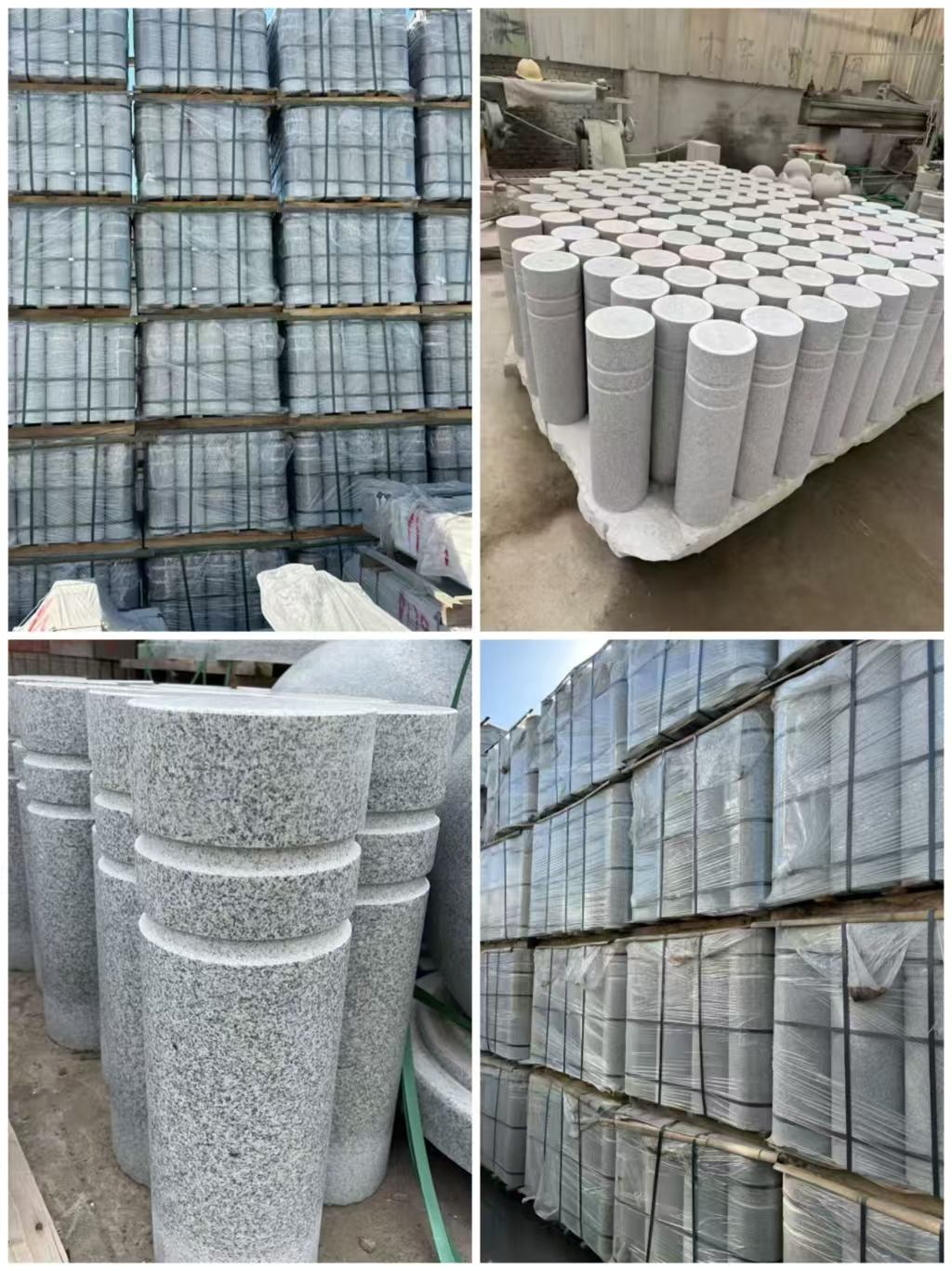 佳木斯 芝麻白花岗岩挡车柱、隔离柱多少钱