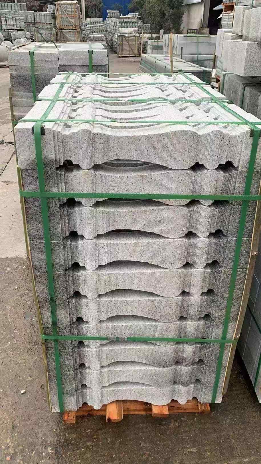 佳木斯 芝麻白方形拉丝面，栏杆花瓶柱